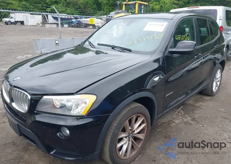 2014 BMW X3 xDrive28I z USA, uszkodzony, nr VIN 5UXWX9C50E0D21353